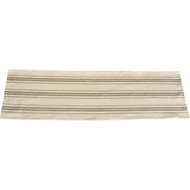 Grain Sack Stripe Cream Pewter 45